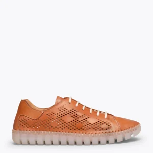 FLEXY Zapatilla CAMEL extra flexible con picado